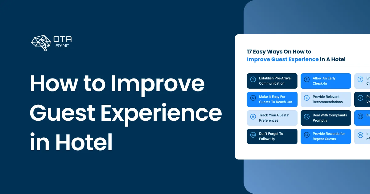 HotelSync-blog: Hoe verbeter je de gastbeleving in je hotel in 17 stappen